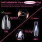 UNA GELLA UNA GELLA Short Fake Nails Tips Almond Shape 504PCS Soft Press On Gel Nail Tips Pre Shaped For Women Home Almond Nail Extension Full Cover, 12 Sizes Acrylic Gelly Tips