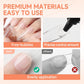 UNA GELLA UNA GELLA Soft Gel Nail Tips Glue Gel Solid Nail Glue Gel 15ml Lamp Curing Needed Solid Soak Off Glue Super Strong Nail Glue Gel For Acrylic Nails Extension Fake Nails Press On Nails