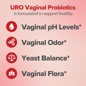 O Positiv Uro-Vaginal Probiotics, 60 Count, Prebiotics & Lactobacillus Blend for Vaginal Health, PH Balance & Healthy Flora