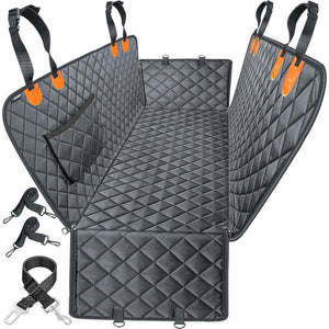 Urpower Dog Car Seat Cover Waterproof Hammock Style Scratch Proof Nonslip for Back Seats SUVs