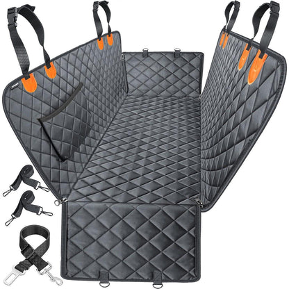 Urpower Dog Car Seat Cover Waterproof Hammock Style Scratch Proof Nonslip for Back Seats SUVs