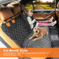 Urpower Dog Car Seat Cover Waterproof Hammock Style Scratch Proof Nonslip for Back Seats SUVs