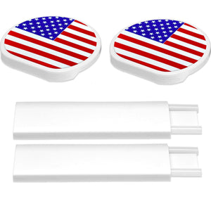 US Flag - Expansion Pack - 2 Straight Tracks And 2 Trays. Does Not Work Without The Lazy Susan Revolution Full Set (Sold Separately).,860011982975