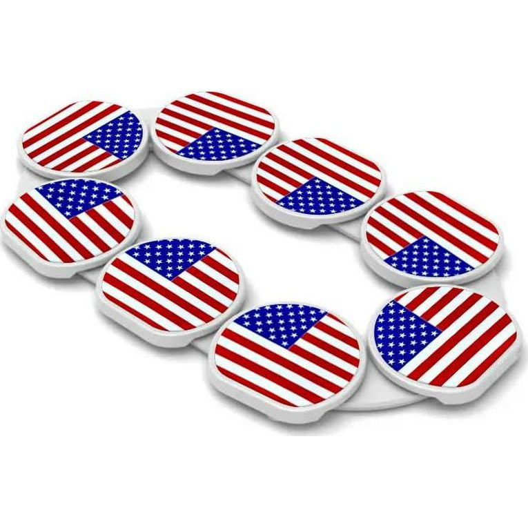 US Flag - The Lazy Susan Revolution - The First Patented Lazy Susan Turntable Expandable For Rectangular And Oblong Tables - Kitchen And Dining Tables - Great Gift! Parties And Gatherings,860011982937