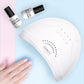 SUNUV UV LED Nail Lamp, SUNUV Gel Light For Nail Polish 48W UV Dryer With 3 Timers SUNone White