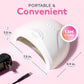 SUNUV UV LED Nail Lamp, SUNUV Gel Light For Nail Polish 48W UV Dryer With 3 Timers SUNone White