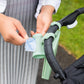 Ubbi On-the-Go Diaper Bag Dispenser For Travel, Retractable Must Have For Newborns, Helpful Baby Accessory, Sage Green,698904101987