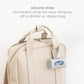 Ubbi Retractable On The Go Bag Dispenser For Travel, Diaper Bag Accessory Must Have For Newborn, Helpful Item, Baby Gift, Lavender Scented, Gray,698904101680
