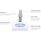 Ubbi Retractable On The Go Bag Dispenser For Baby Travel, Diaper Bag Accessory Must Have For Newborn, Helpful Baby Item, Baby Gift, Lavender Scented, White,698904101789