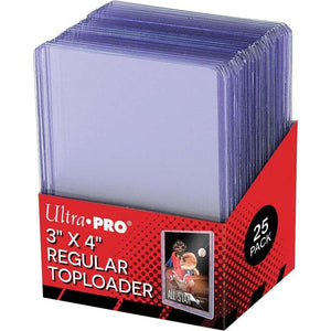 Ultra Pro Top Loader Card Holder 25 Pack 3 x 4 for Single Baseball Football Sports Cards