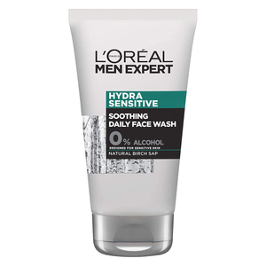 L'Oreal Paris Men Expert Hydra Sensitive Soothing Daily Face Wash 150ml,3600523433247,