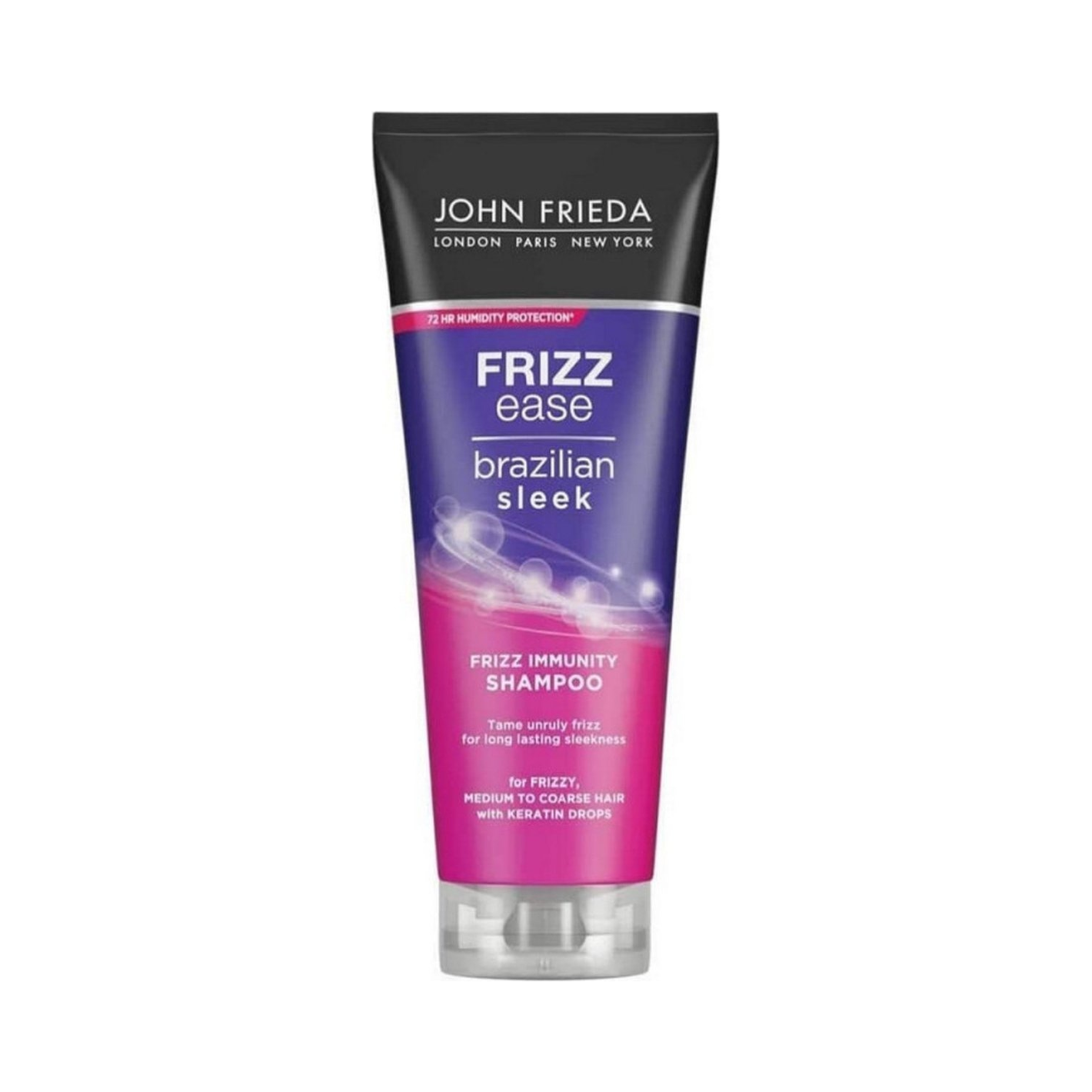 John Frieda Frizz Ease Brazilian Sleek Keratin Drops Shampoo 250ml,5037156271522,