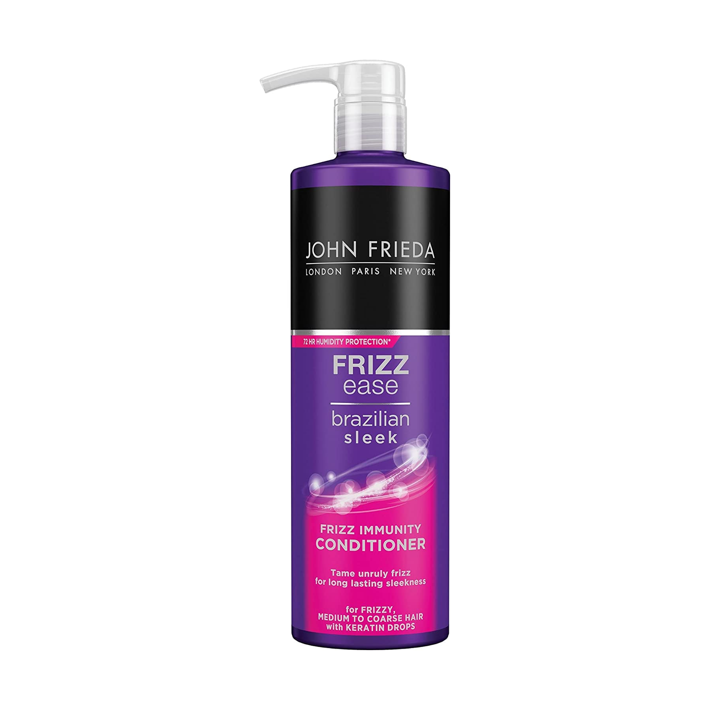 John Frieda Frizz Ease Brazilian Sleek Keratin Drops Conditioner 500ml,5037156271577