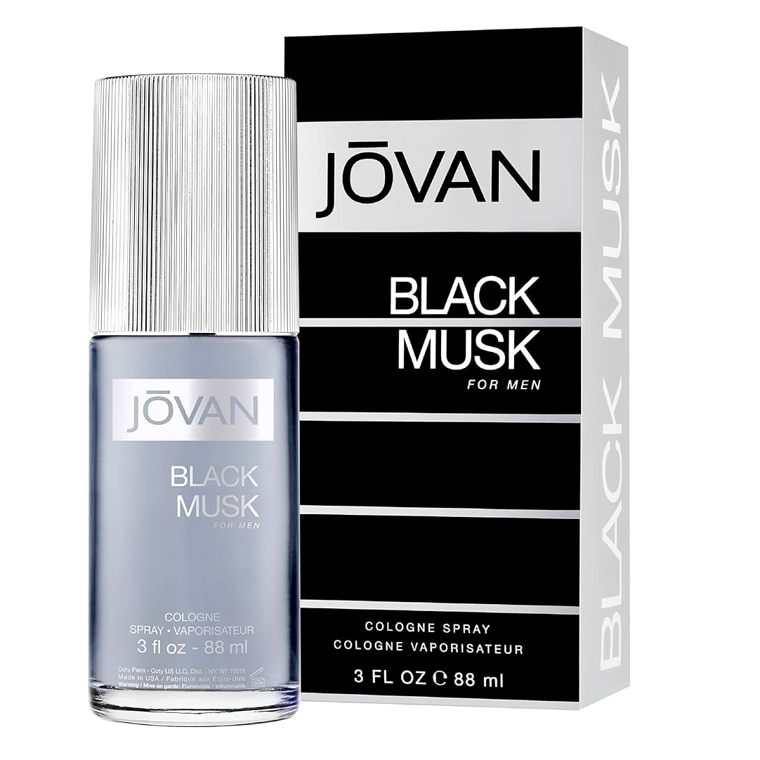 Jovan Black Musk Cologne Spray For Men 88ml