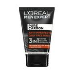 L'Oreal Paris Men Expert Pure Carbon 3-In-1 Anti-Imperfection Daily Face Wash 100ml