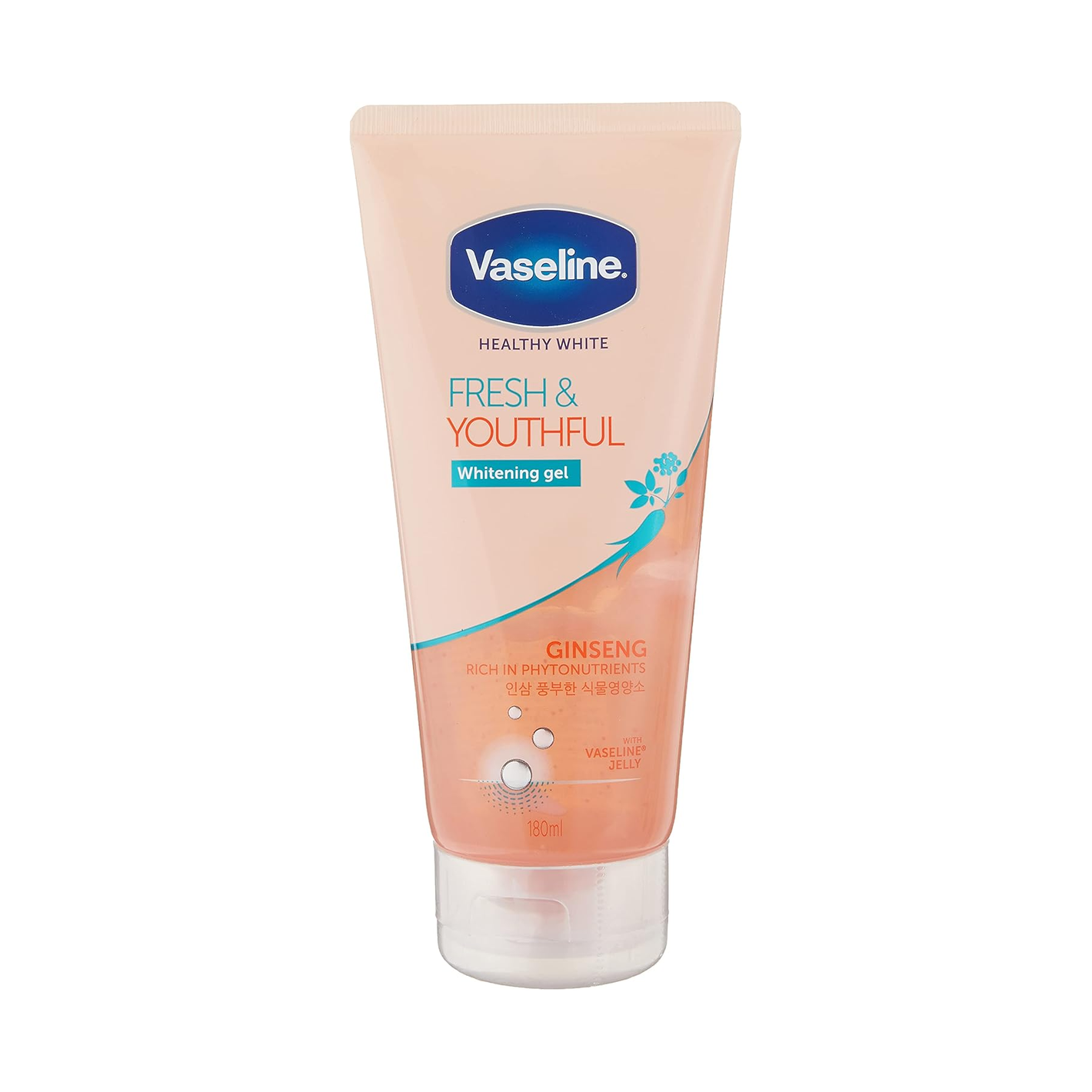 Vaseline Healthy White Fresh & Youthful Ginseng Whitening Gel 180ml,8888086782476