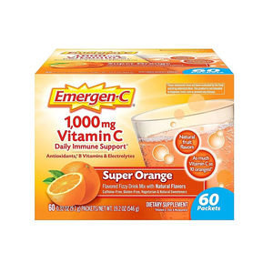 Emergen-C 1000mg Vitamin C Super Orange 546g (Pack Of 60) 9.1g Each