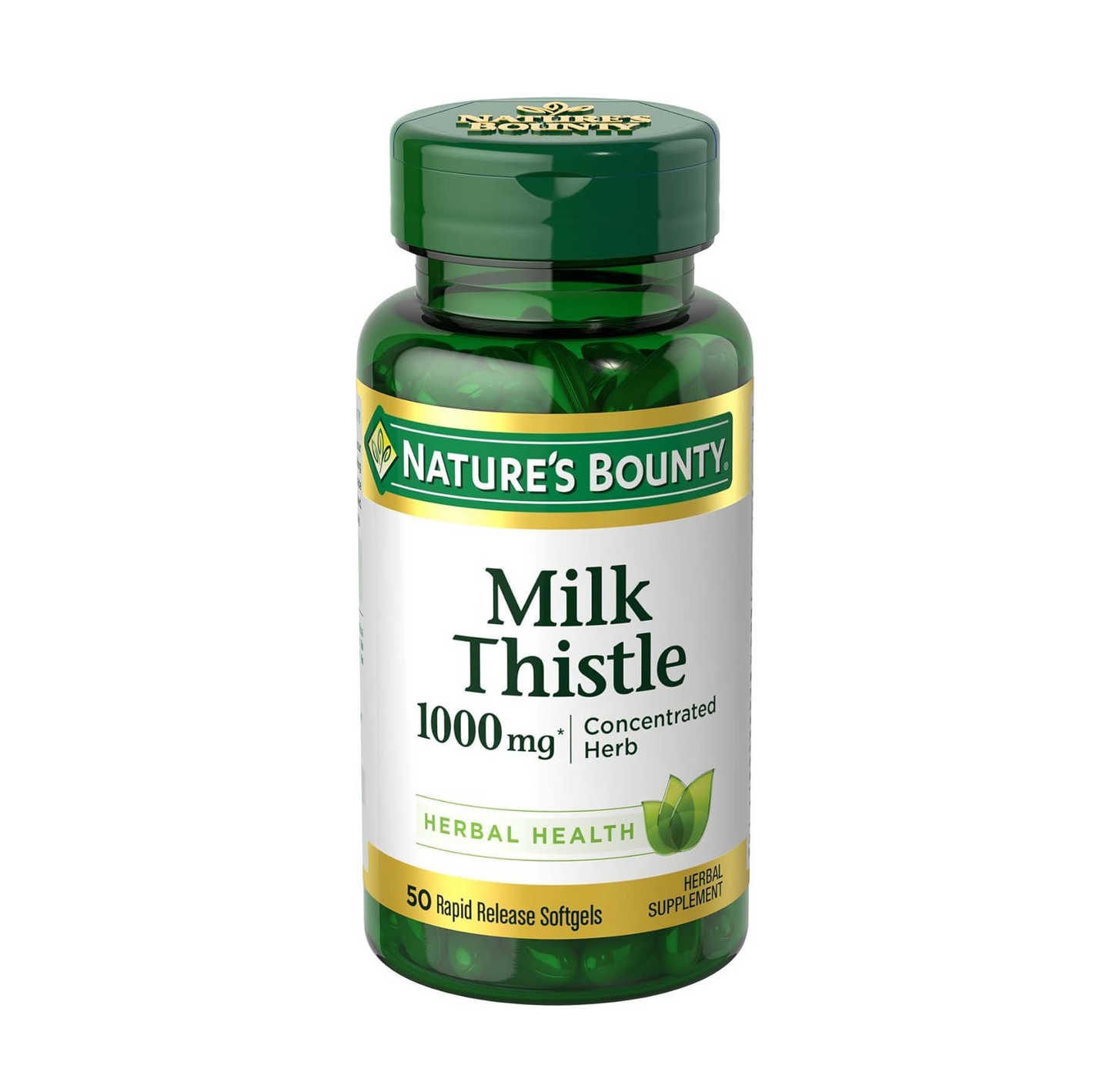 Nature's Bounty Milk Thistle 1000mg 50 Softgels