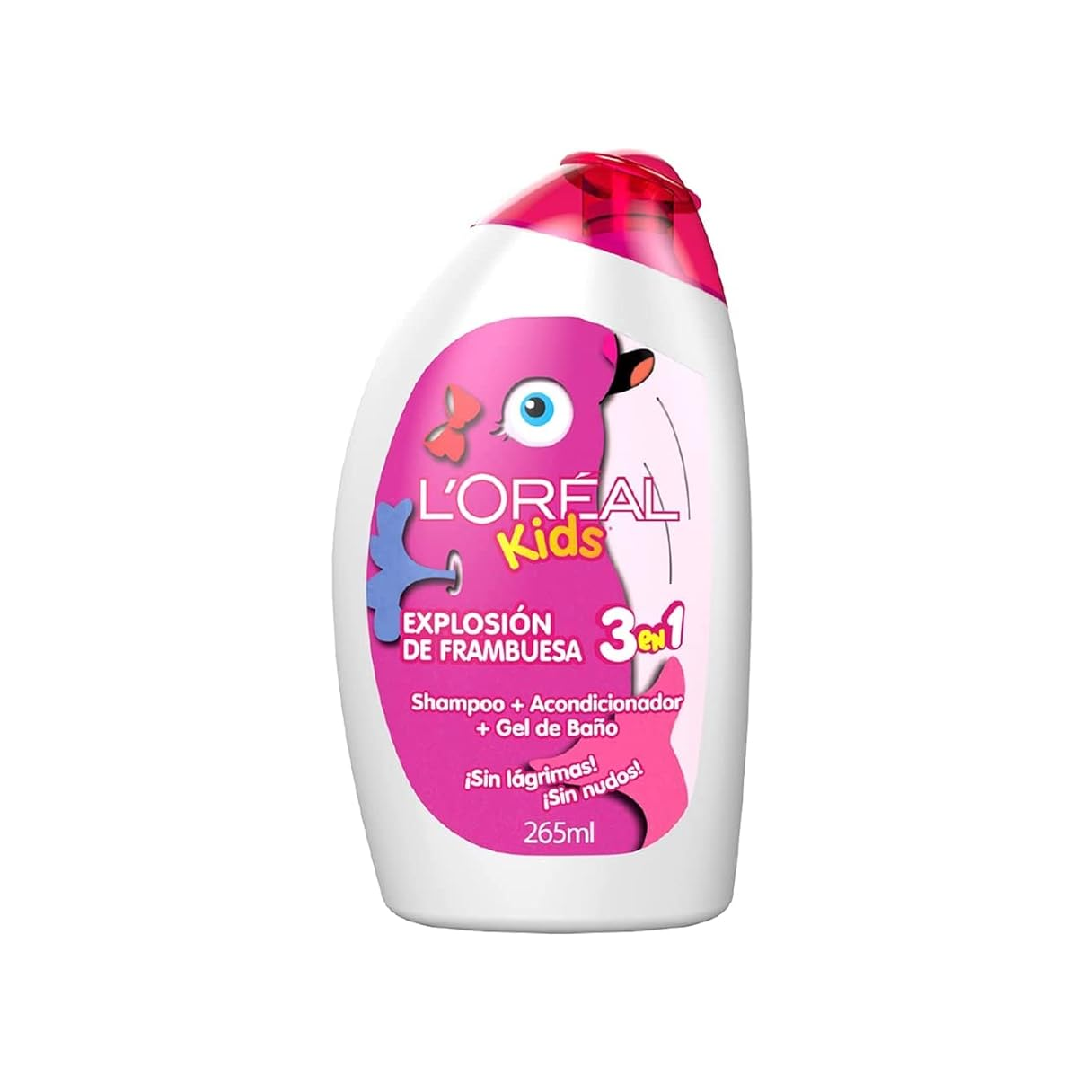 L'Oreal Paris Kids Explosion De Frambuesa 3-In-1 Shampoo + Conditioner + Body Wash 265ml,7506078941755