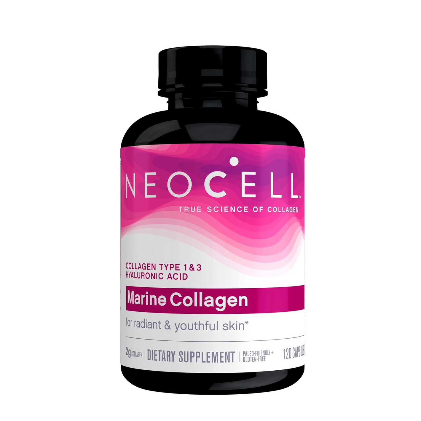 NeoCell Marine Collagen Type 1 & 3 Hyaluronic Acid 120 Capsules