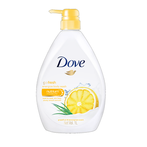 Dove Go Fresh Grapefruit & Lemongrass Energize Body Wash 1000ml,8999999031046,