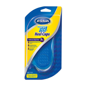 Dr. Scholl's Heel Cups Massaging Gel Insoles 1 Pair (Men's 6-11/Women's 6-10)