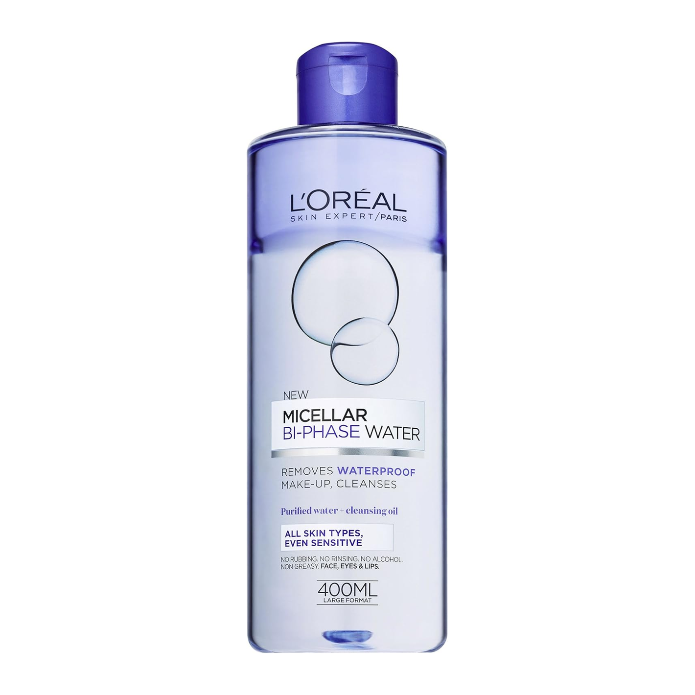 L'Oreal Paris Skin Expert Bi-Phase Micellar Water 400ml,3600523461080,