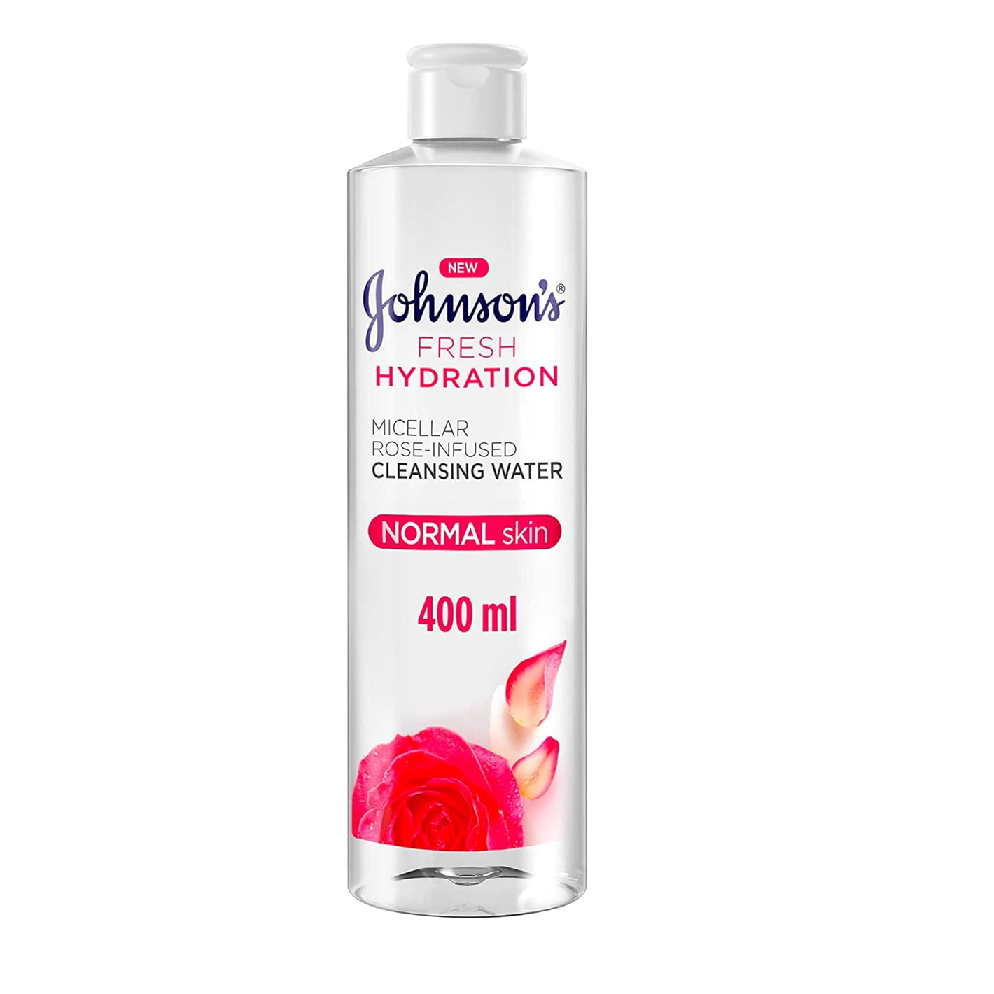Johnson's Fresh Hydration Rose-Infused Micellar Cleansing Water For Normal Skin 400ml,3574661450964,