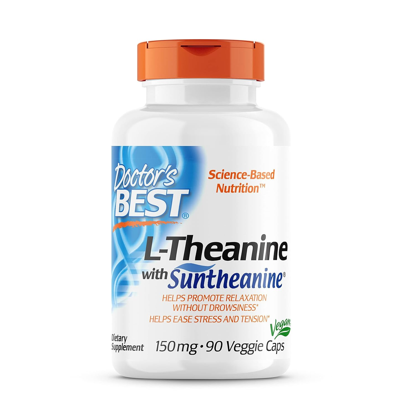 Doctor's Best L-Theanine 150mg 90 Veg Capsules