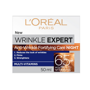 L'Oreal Paris Wrinkle Expert 65+ Multivitamins Anti-Wrinkle Fortifying Care Night Cream 50ml