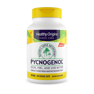 Healthy Origins Pycnogenol 100mg 60 Veg Capsules