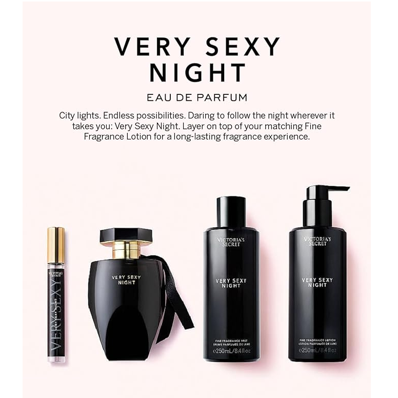 Victoria's Secret Very Sexy Night Fine Fragrance Mist For Her 250ml,667552684296