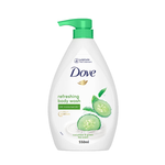 Dove Cucumber & Green Tea Refreshing Body Wash 550ml,8999999026806