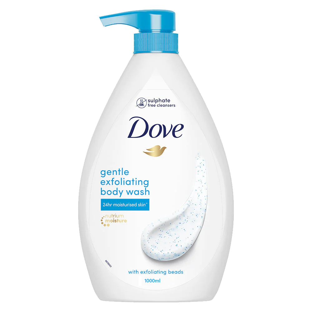 Dove Gentle Exfoliating Beads Body Wash 1000ml,8886467020322,