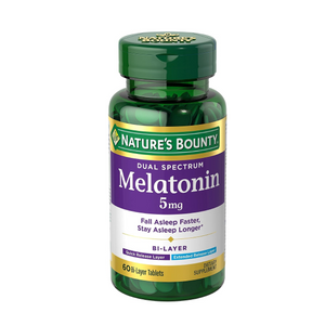 Nature's Bounty Melatonin 5mg Bi-Layer 60 Tablets