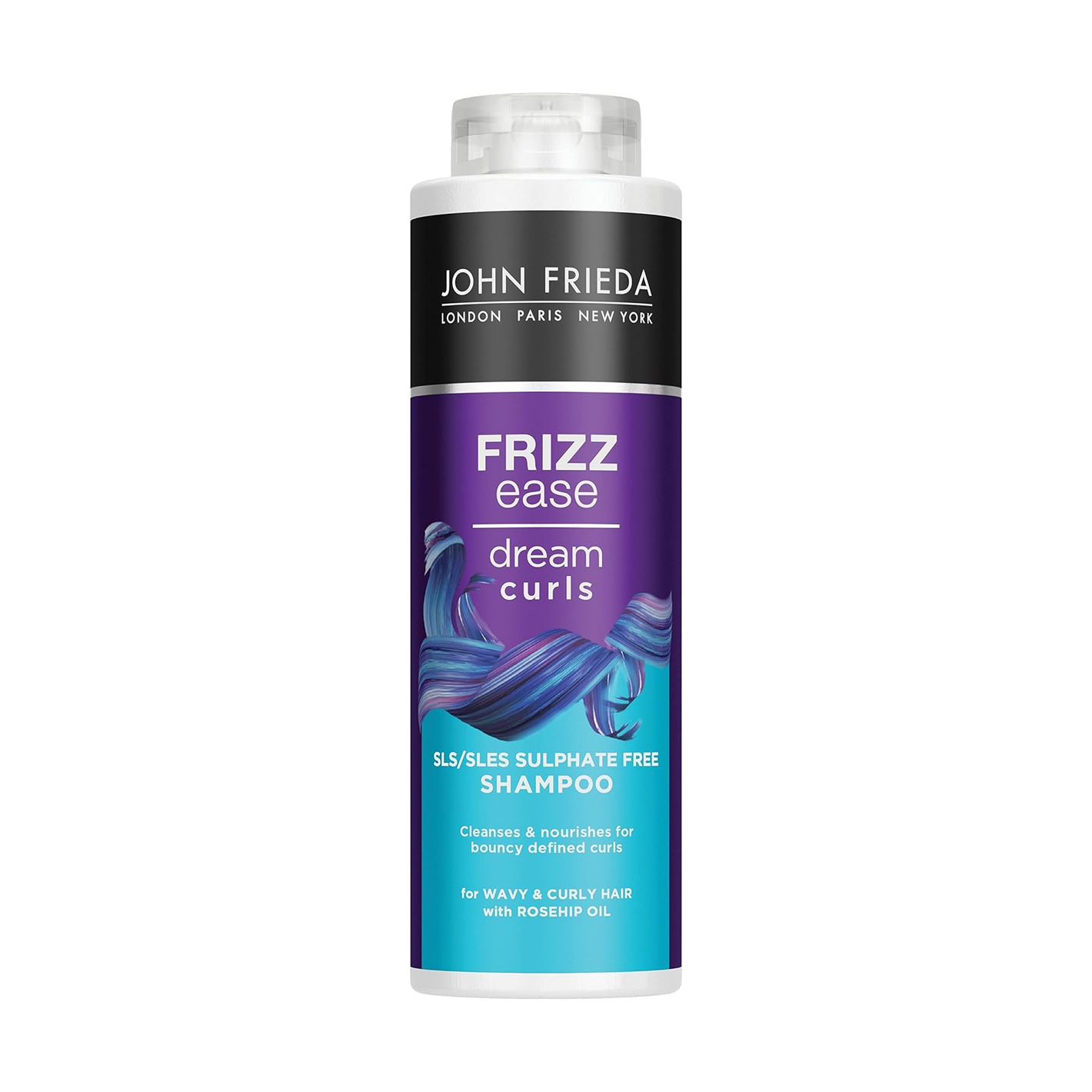 John Frieda Frizz Ease Dream Curls Sulfate Free Rosehip Oil Shampoo 500ml,5037156276145,