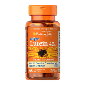 Puritan's Pride Premium Lutigold Lutein 40mg 60 Softgels