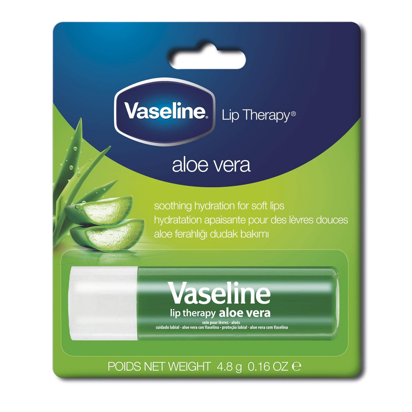 Vaseline Lip Therapy Aloe Vera Lip Balm 4.8g