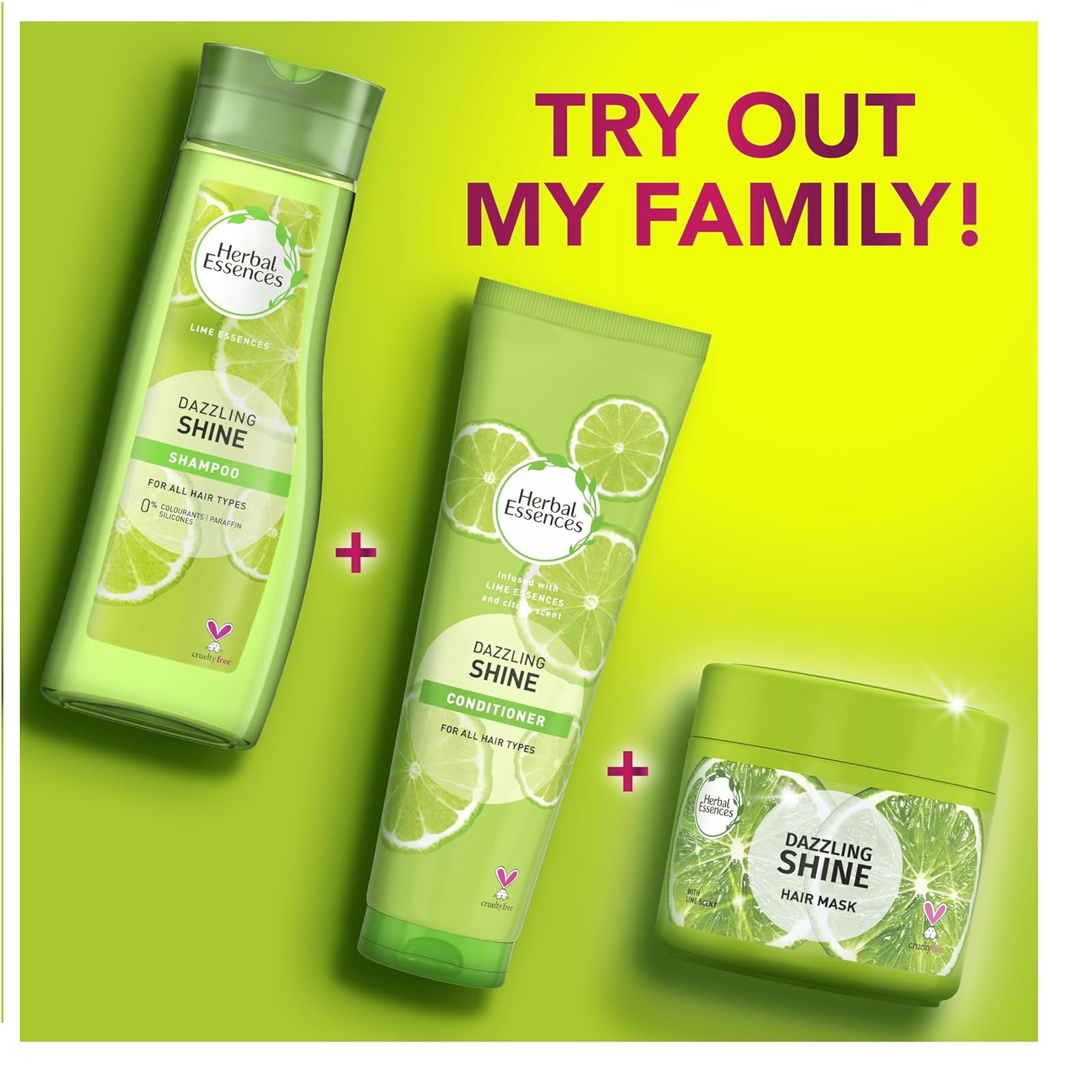 Herbal Essences Natural Glow Lime Dazzling Shine Shampoo 400ml,5011321594470,