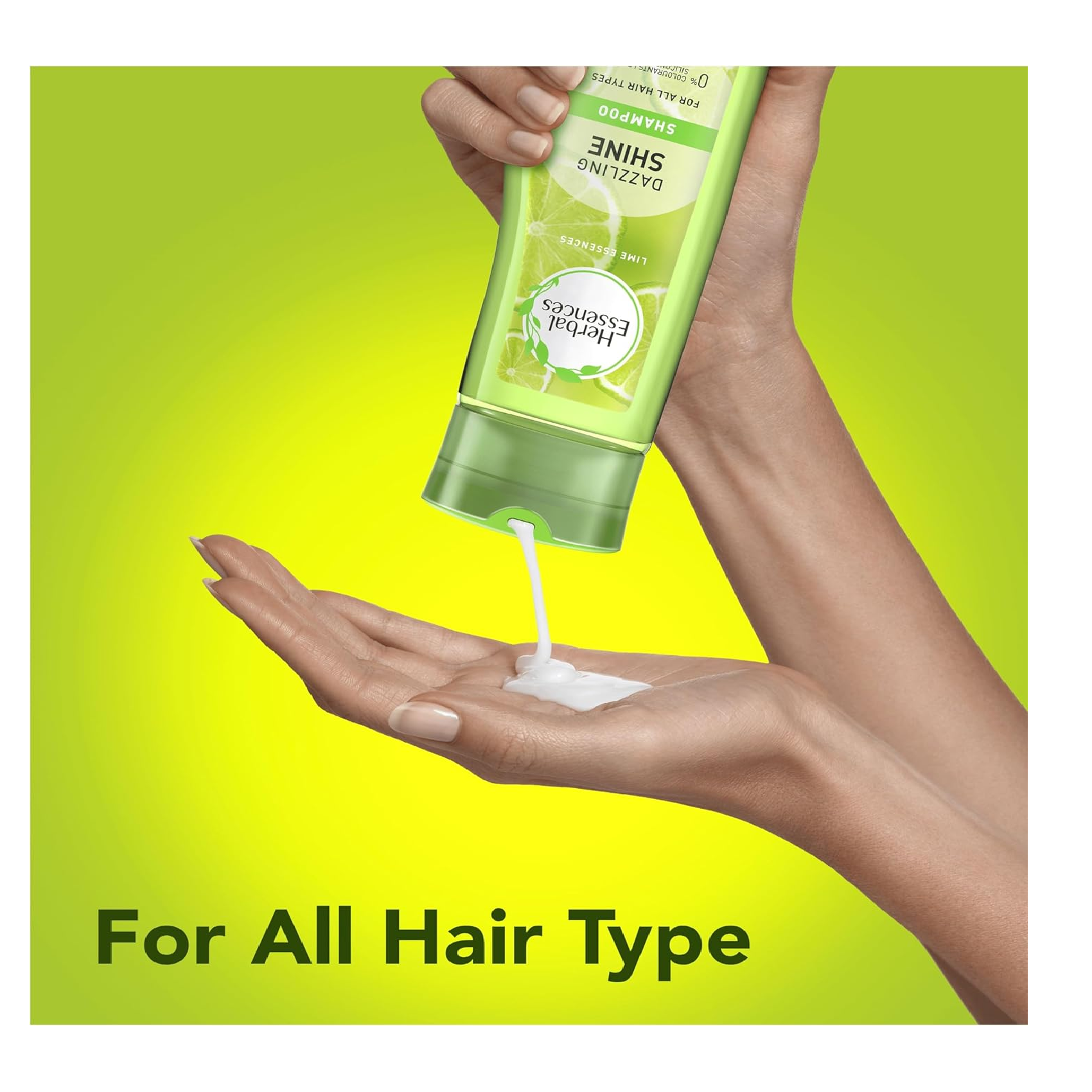 Herbal Essences Natural Glow Lime Dazzling Shine Shampoo 400ml,5011321594470,