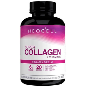 NeoCell Super Collagen Type 1 & 3 + Vitamin C 120 Tablets