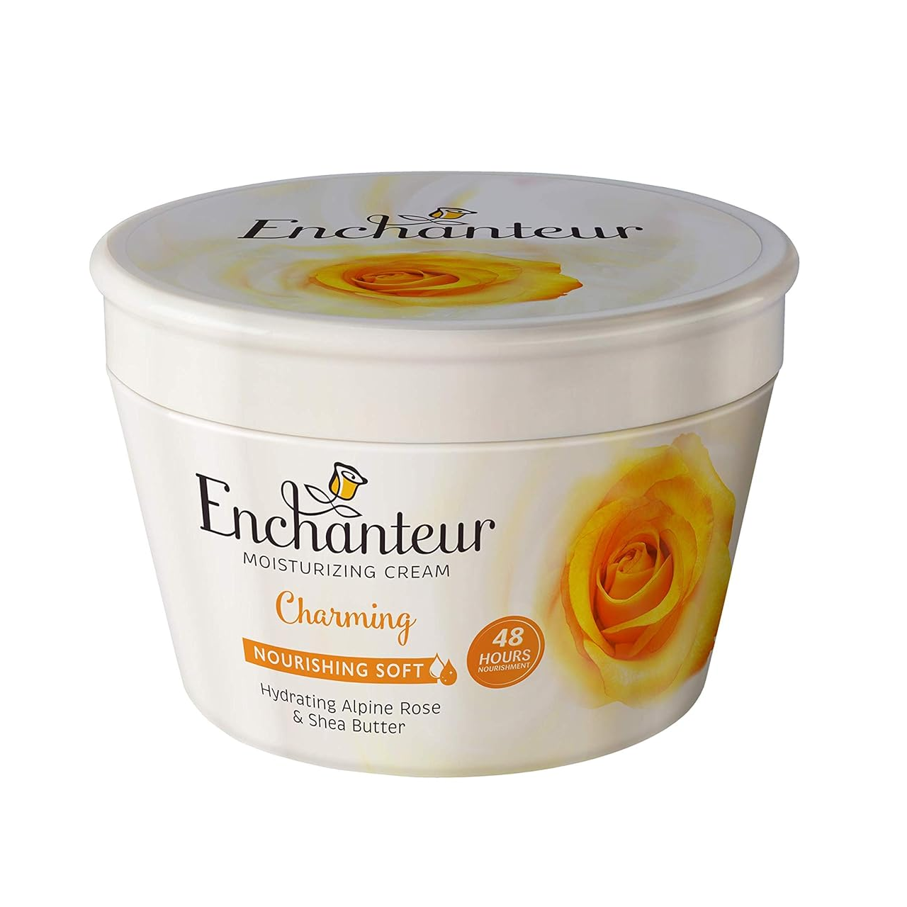 Enchanteur Charming Hydrating Alpine Rose & Shea Butter Moisturizing Cream 200ml,8888202056139