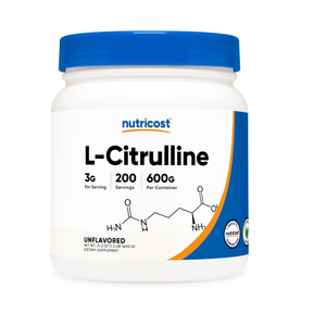 Nutricost L-Citrulline Unflavored Powder 600g