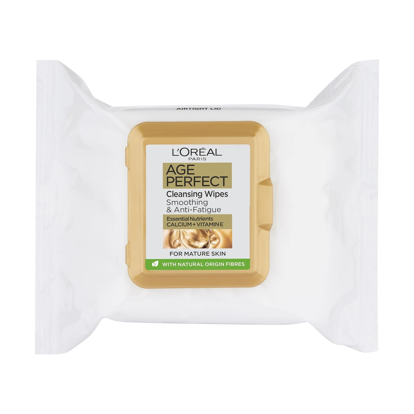 L'Oreal Paris Age Perfect Smoothing & Anti-Fatigue Cleansing Wipes 25 Count,3600522783220,