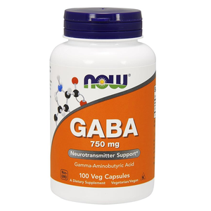 Now Foods GABA 750mg 100 Veg Capsules