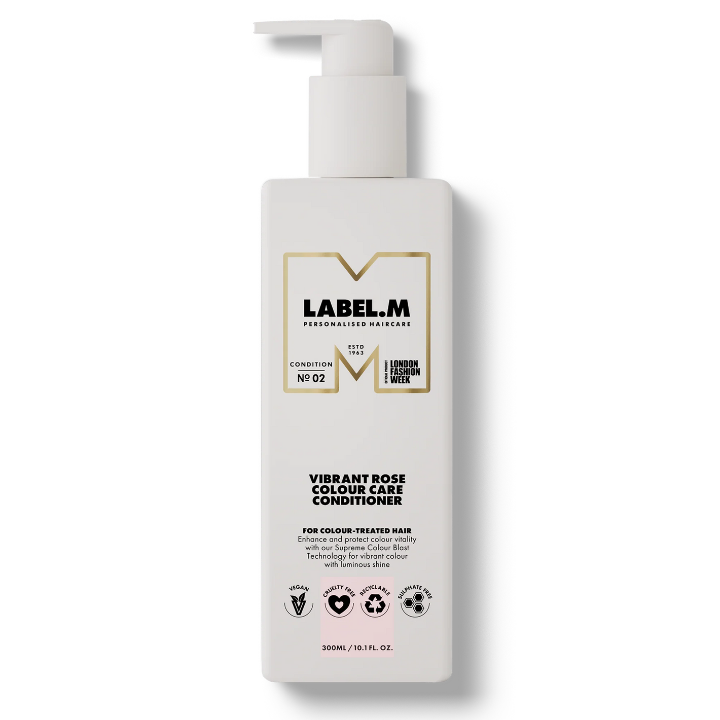 Label.M Professional Haircare Condition No.02 Vibrant Rose Colour Care Conditioner 300ml,5060059572250,