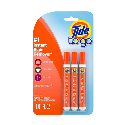 Tide To Go Instant Stain Remover Pen (Pack Of 3) 10ml Each