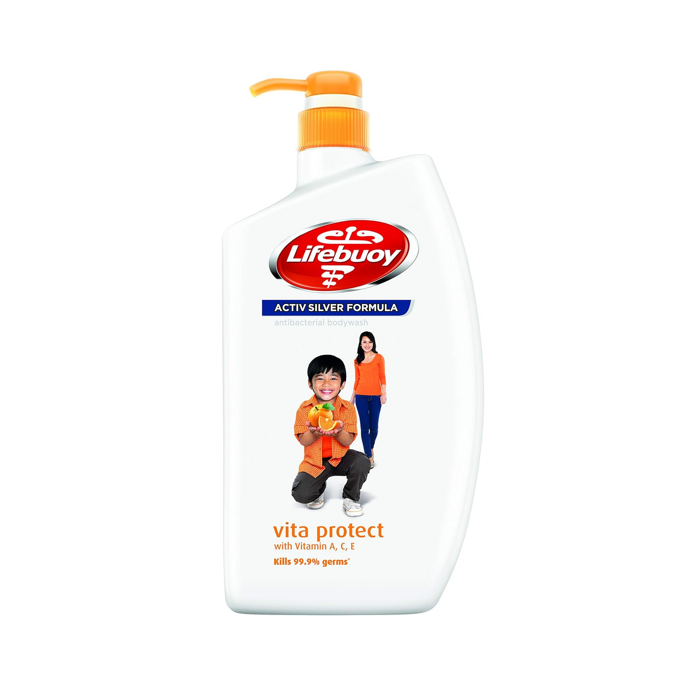 Lifebuoy Activ Silver Formula Vita Protect Vitamin A, C & E Antibacterial Body Wash 500ml