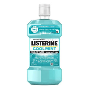 Listerine Cool Mint Milder Taste Daily Mouthwash 500ml