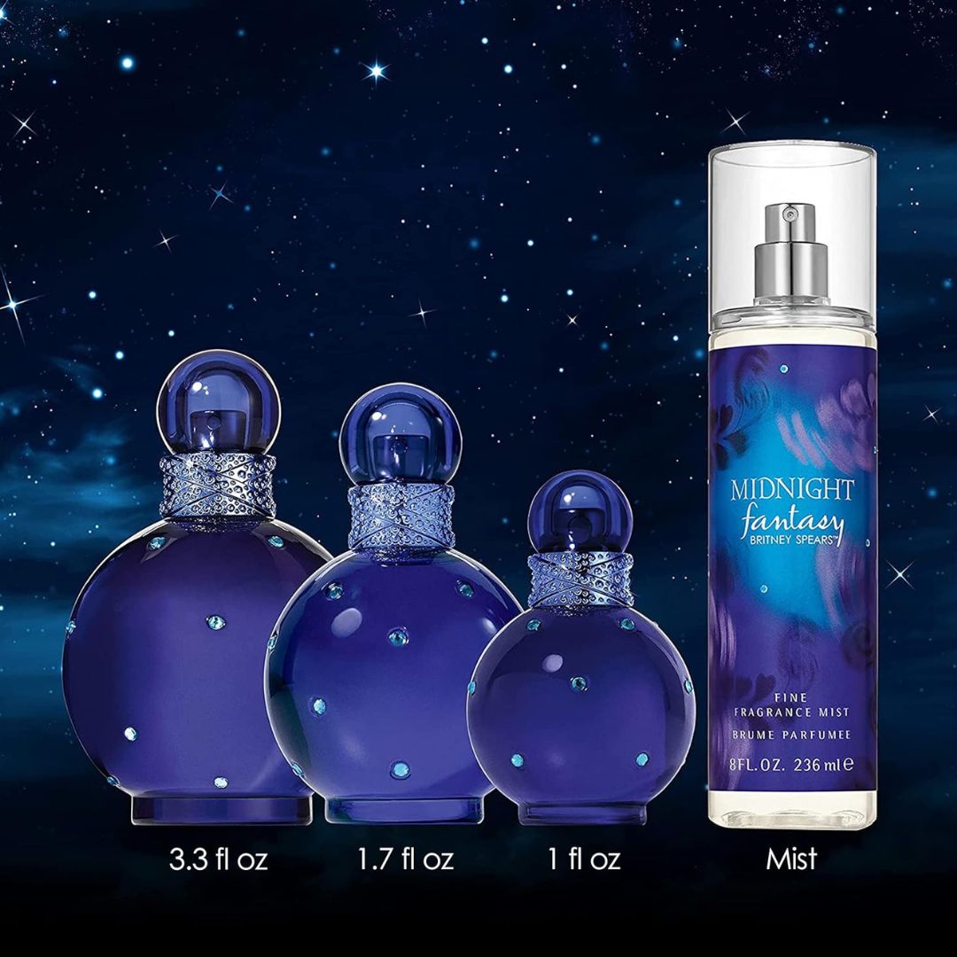 Britney Spears Midnight Fantasy Eau De Parfum For Her 100ml,719346094665